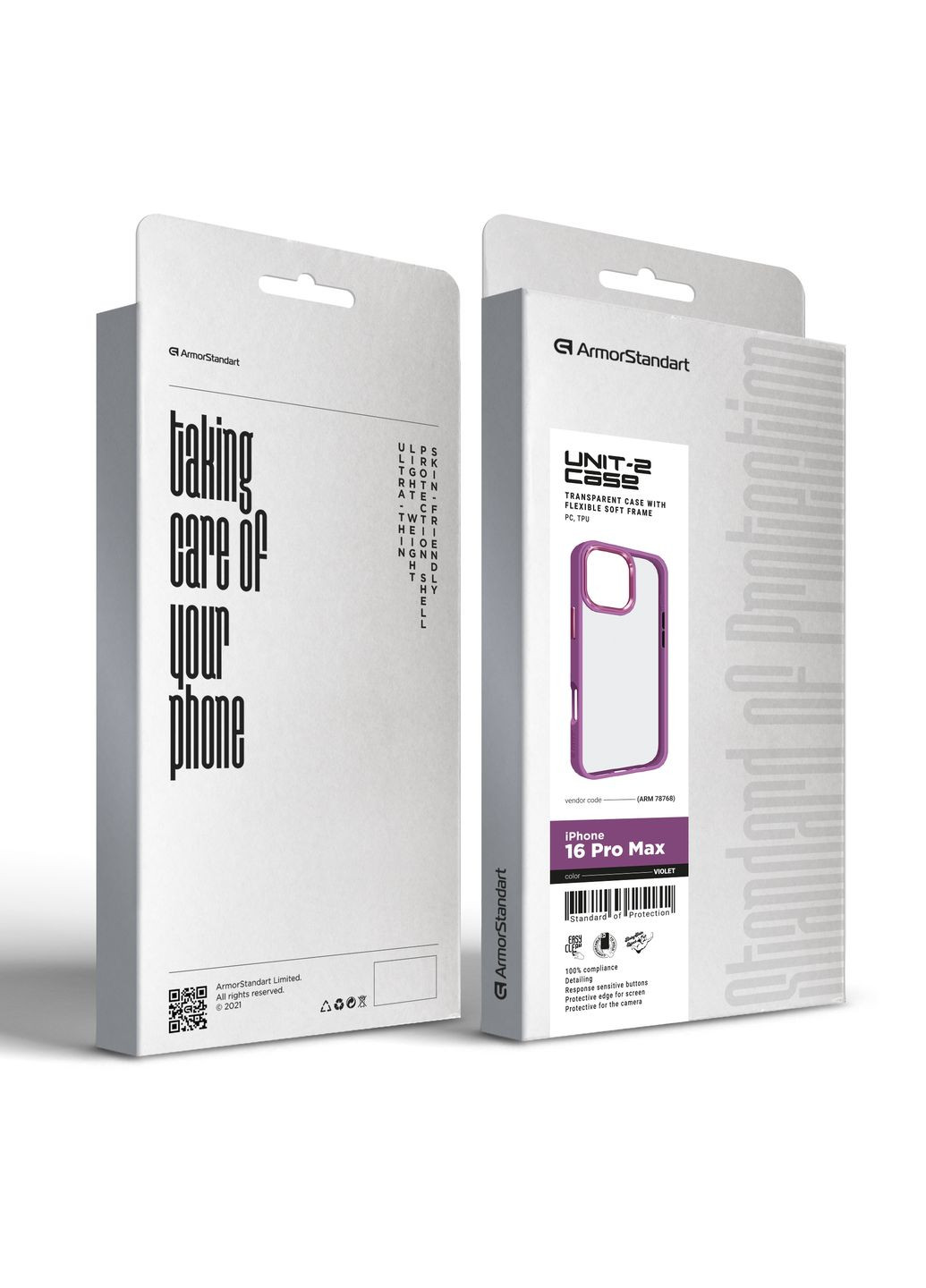 Чехол UNIT2 для Apple iPhone 16 Pro Max Violet (ARM78768) ArmorStandart (343047395)
