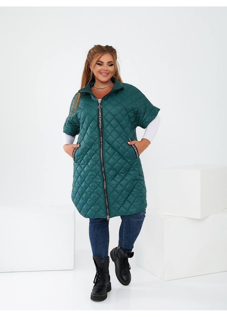 Женский стеганый жилет на синтепоне молочного цвета New Trend (304647330)