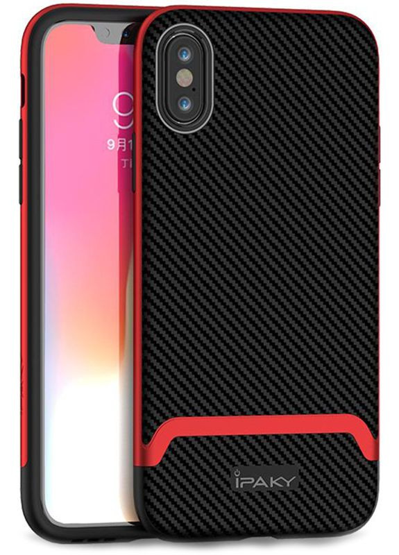 Чехолнакладка Bumblebee Series/PC Frame With TPU Case Apple iPhone XS Red iPaky (301779732)