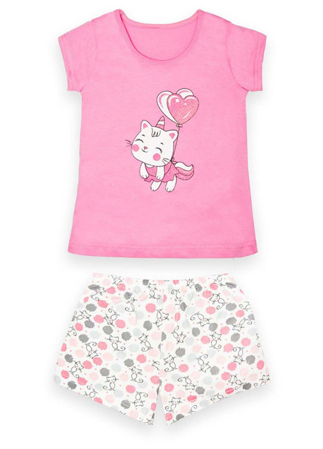 Розовая пижама little cat GABBI PGD-22-1