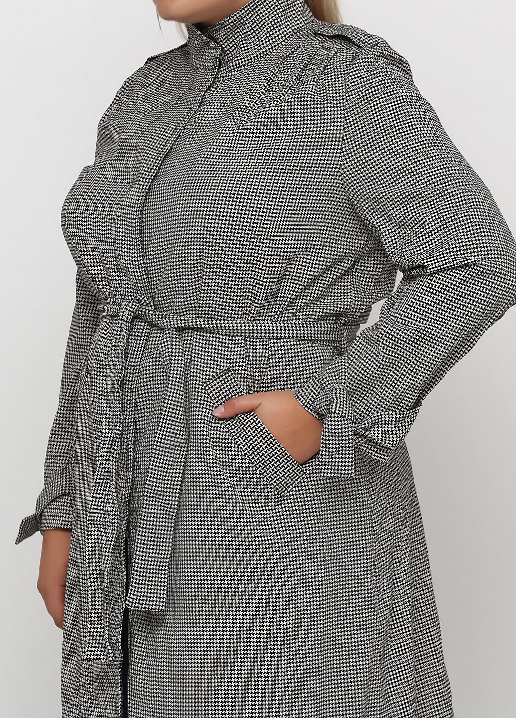 Черно-белое демисезонное Пальто H&M