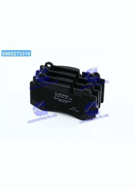 Колодка тормозов. диск. MB E-CLASS передн. (выр-во) 0 986 494 167 Bosch (339631685)