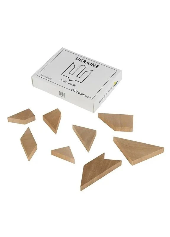 Набір дерев'яних головоломок "Wooden mini puzzle set #2" set2en 6 штук Заморочка (396687514)