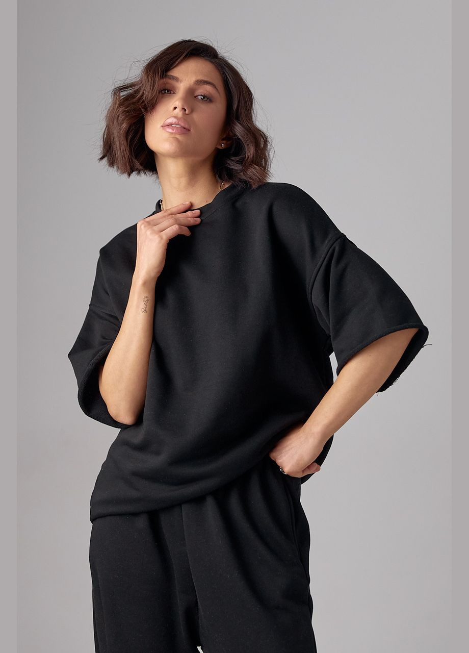 Спортивный костюм из трикотажа с прорезью на джоггерах Lurex (287340250)