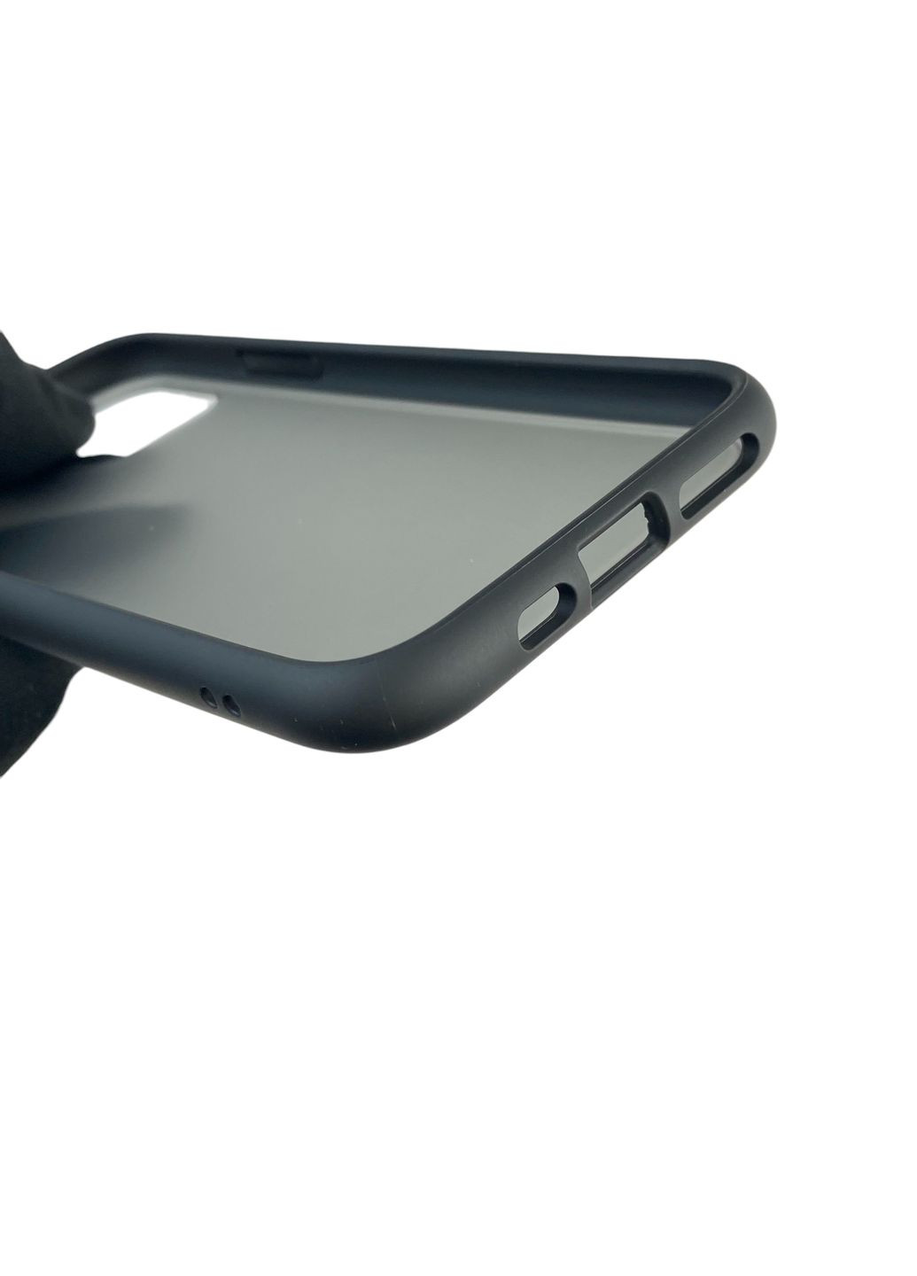 Чохол для телефона iPhone 11 Pro з високими бортами із захистом камери на айфон 11 про чорний Apple (366019575)