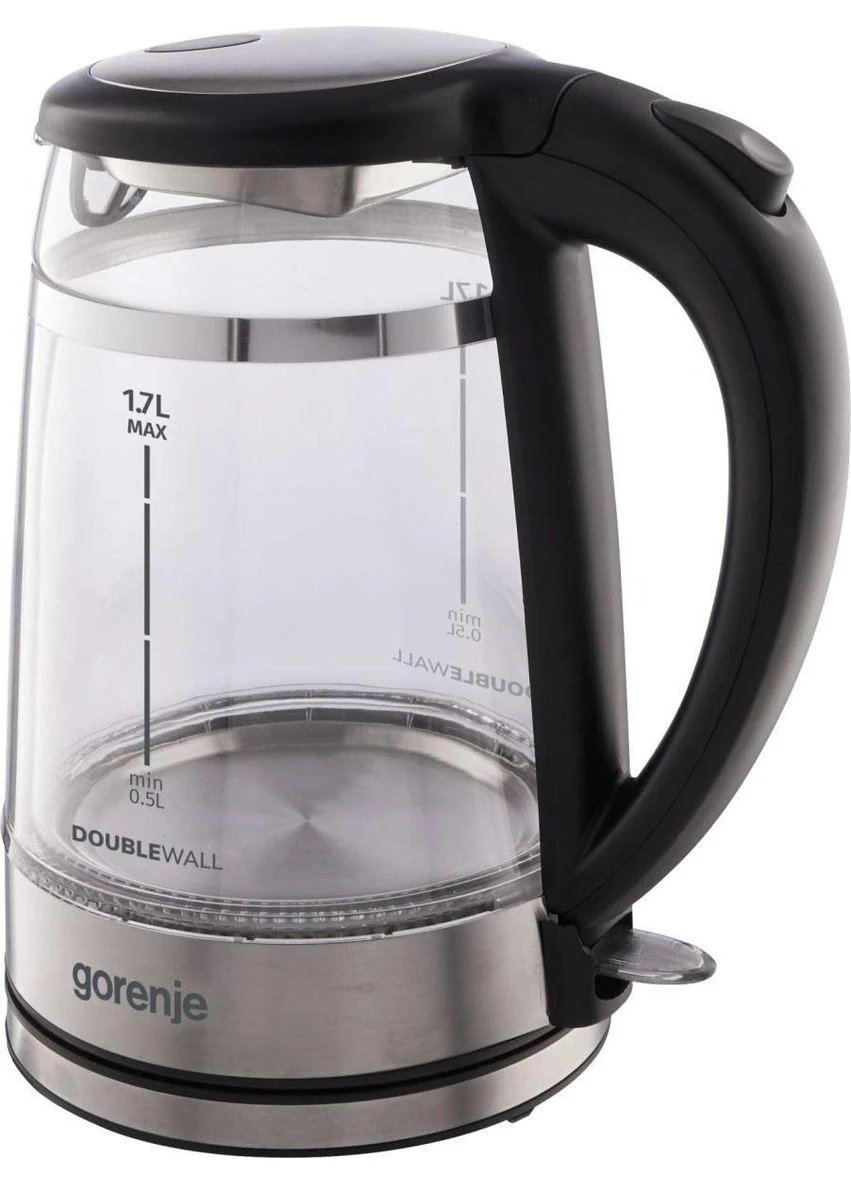 Електрочайник K17GDW (KEG5818-GS) Stainless steel UA Gorenje (392058095)