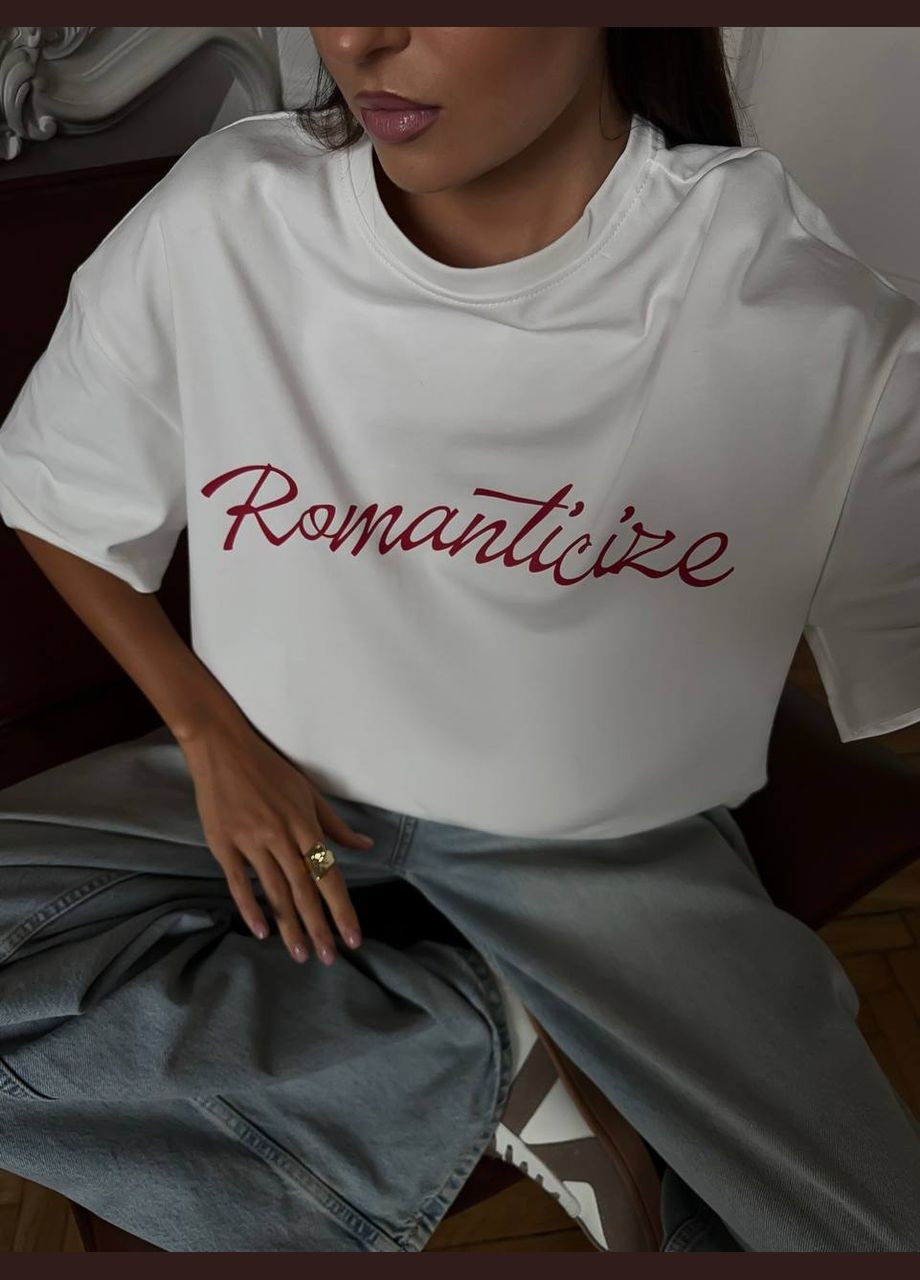 Футболка базова з написом Adelante - (321999815)