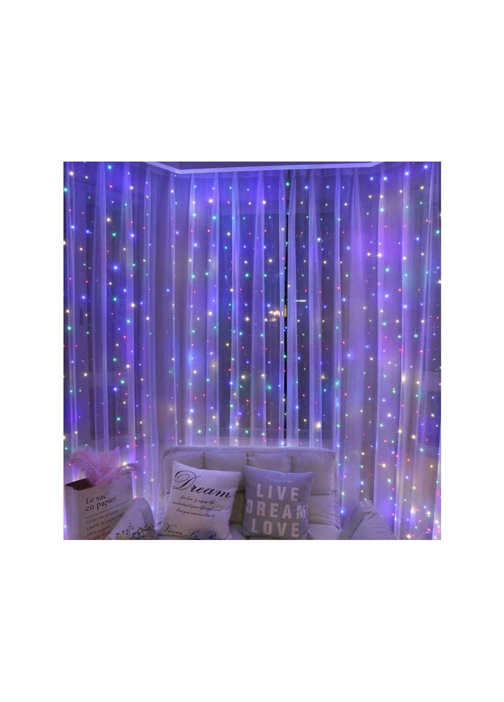 Гирлянда-роса 2*2м USB с пультом M-37 TLT (369620177)