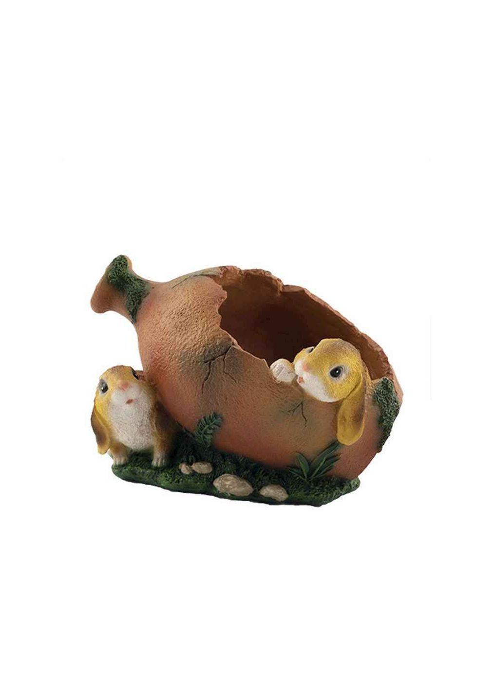 Кашпо Кашпо "Глечик з зайчиками" (гіпс) 2,5л Decoline (357221495)