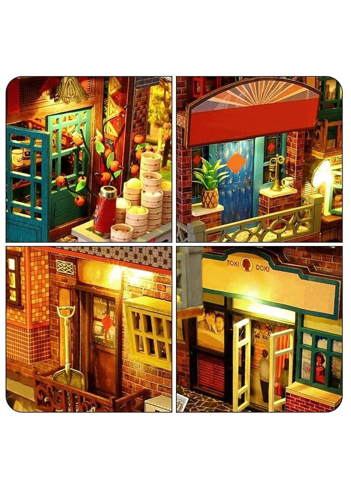 Румбокс Отпечаток времени Интерьерный конструктор DIY Miniature Dollhouse Kit ES-010 No Brand (362453346)