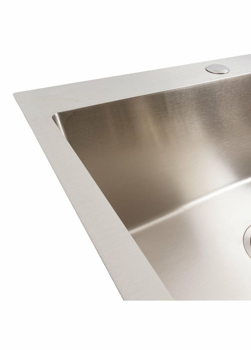 Кухонна мийка 58*43 нержавійка Handmade (сифон круглий, 3.0/0.8) Valeso (342069378)