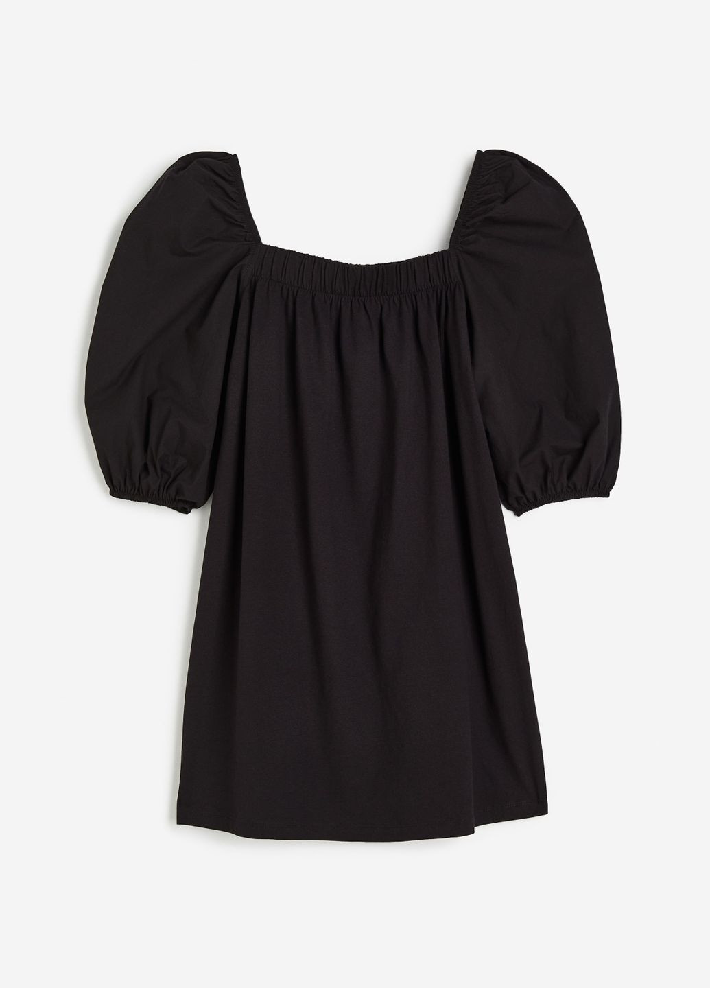 Черное повседневный платье H&M однотонное