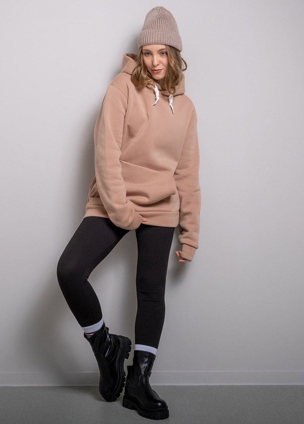 Худі утеплене бежевий 102115 Power (257569945)