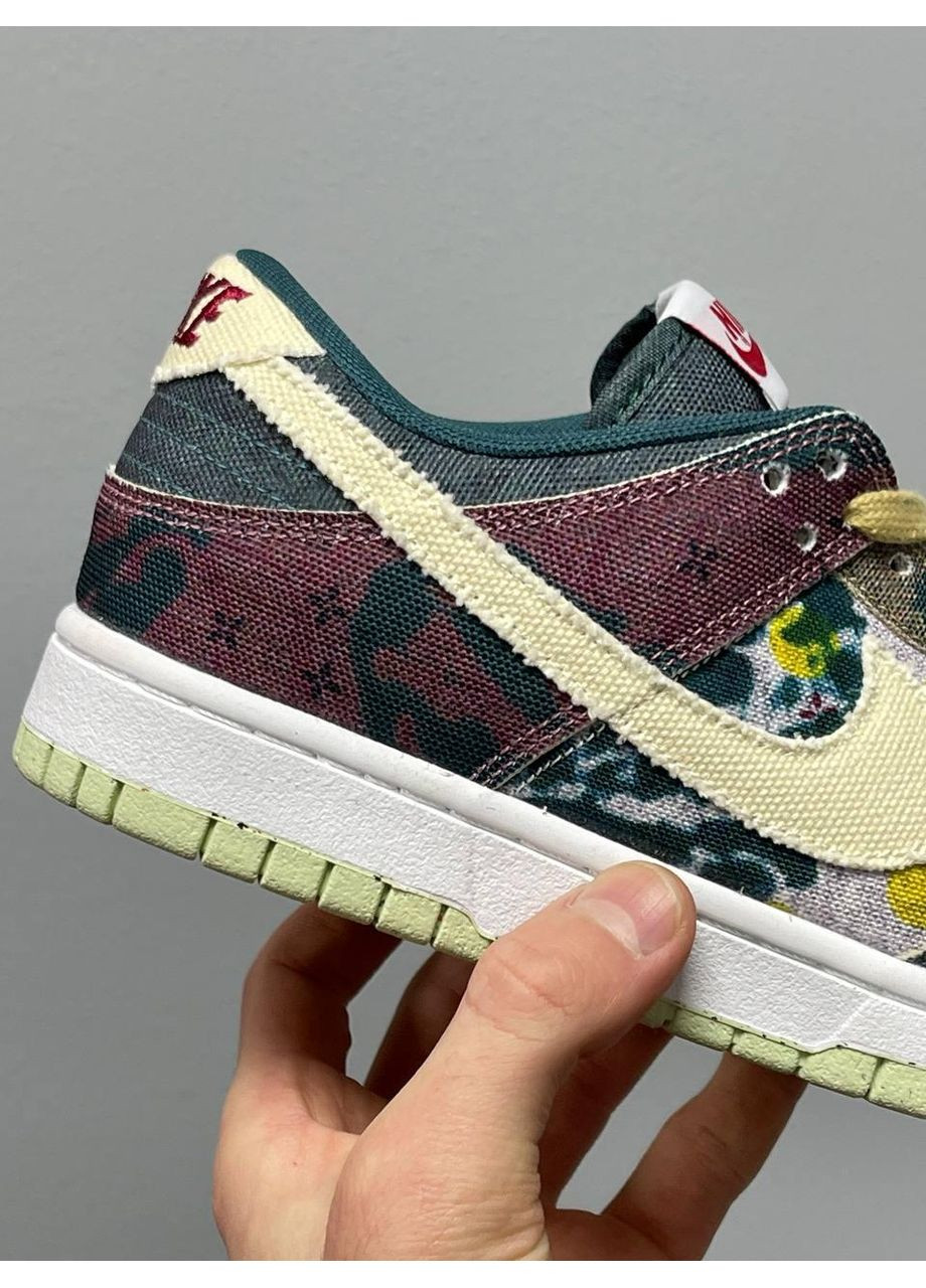 КРОССОВКИ ЖЕНСКИЕ NIKE DUNK LOW SP COMMUNITY GARDEN НАЙК СБ ДАНК No Brand белые демисезоны (369389693)