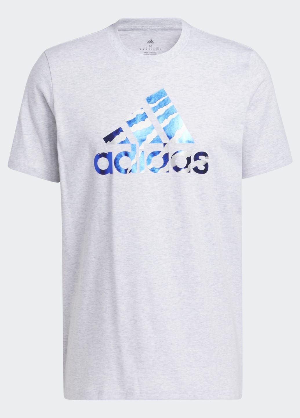 Сіра футболка power logo foil adidas