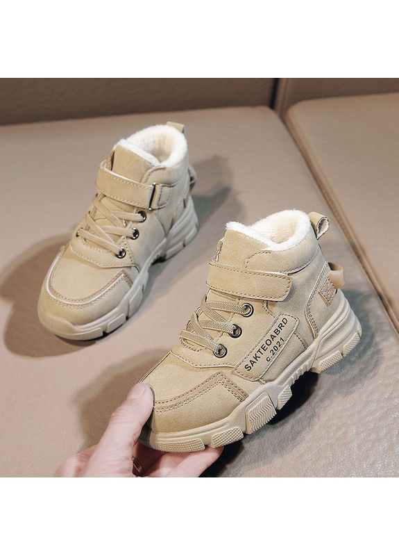 Стильні зимові дитячі черевички No Brand (368886999)