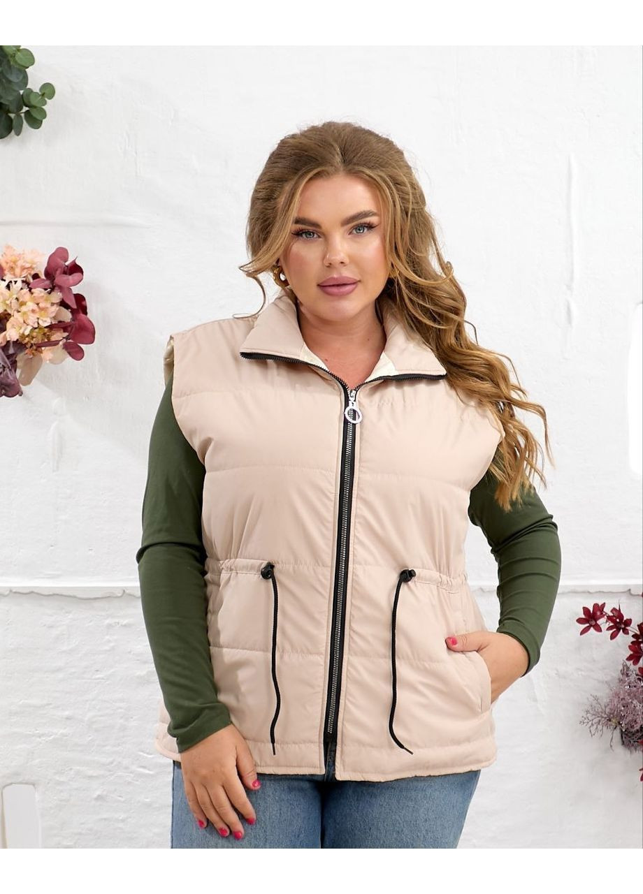 Жилет на змейке из плащевки синтепон 100 No Brand (365432023)