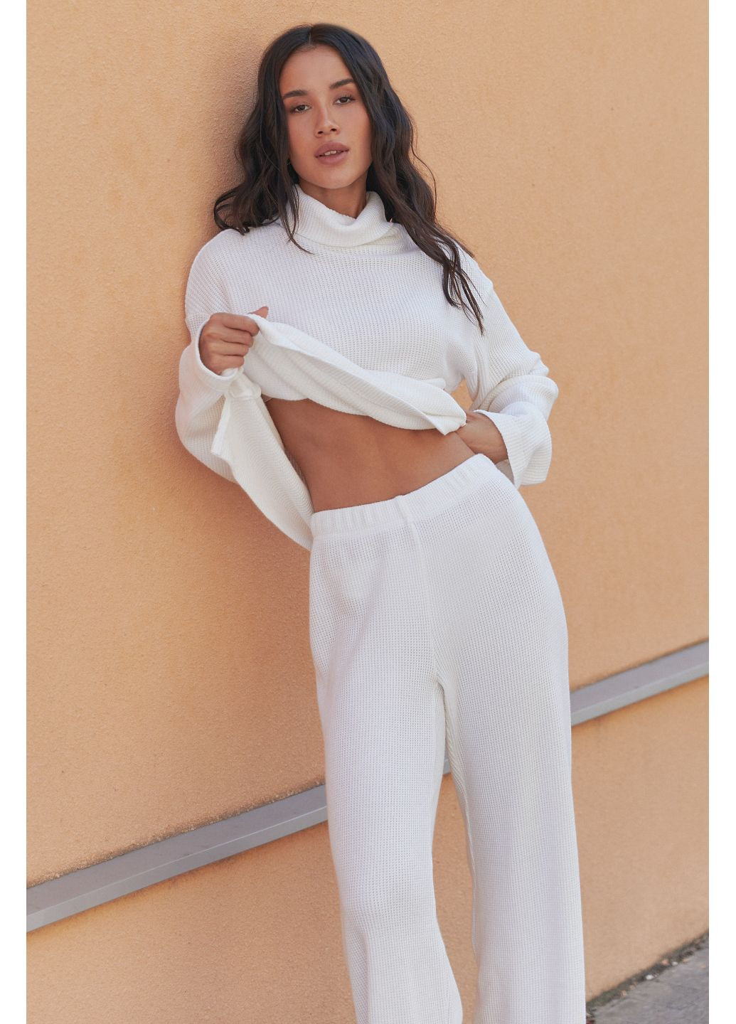 Костюм жіночий вільний трикотажний італійська в’язка демісезонний Seventeen (362315710)