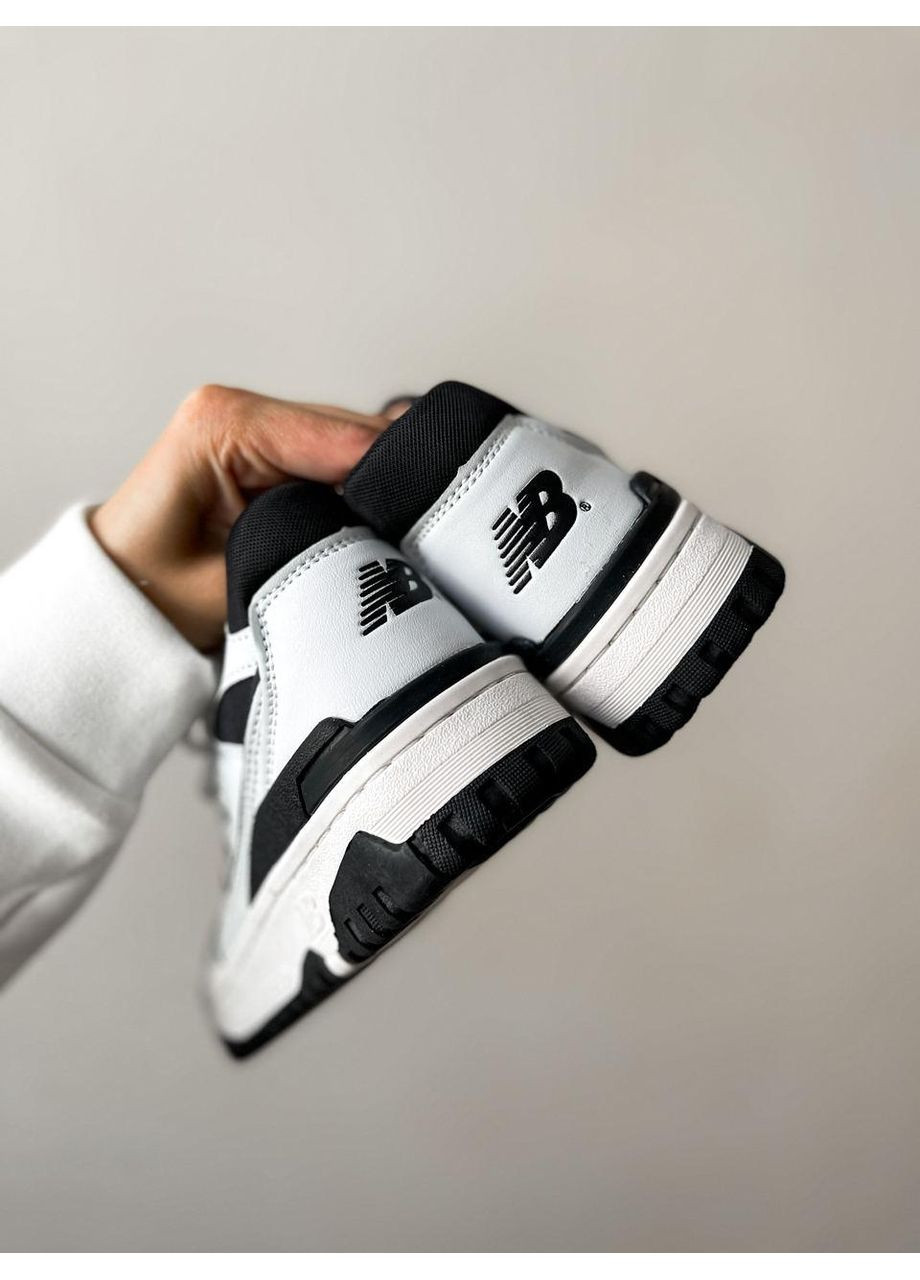 Чорні Осінні кросівки чоловічі new balance 550 black white нью беланс 550 No Brand