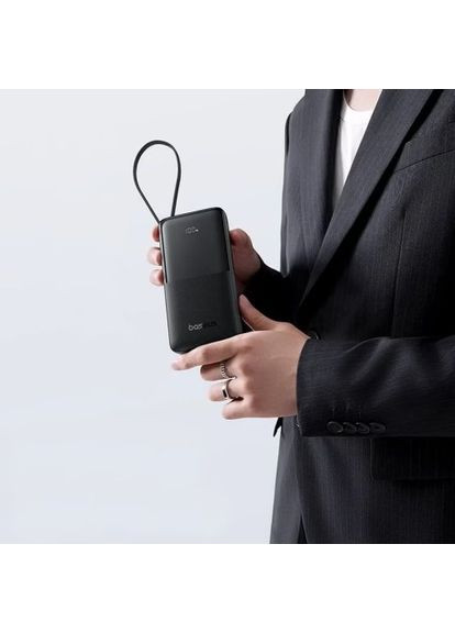 Power Bank Bipow 2 Digital Display 10000mAh 20W with Built-in USB-C Cable (P10077101113-00) Baseus (372466230)