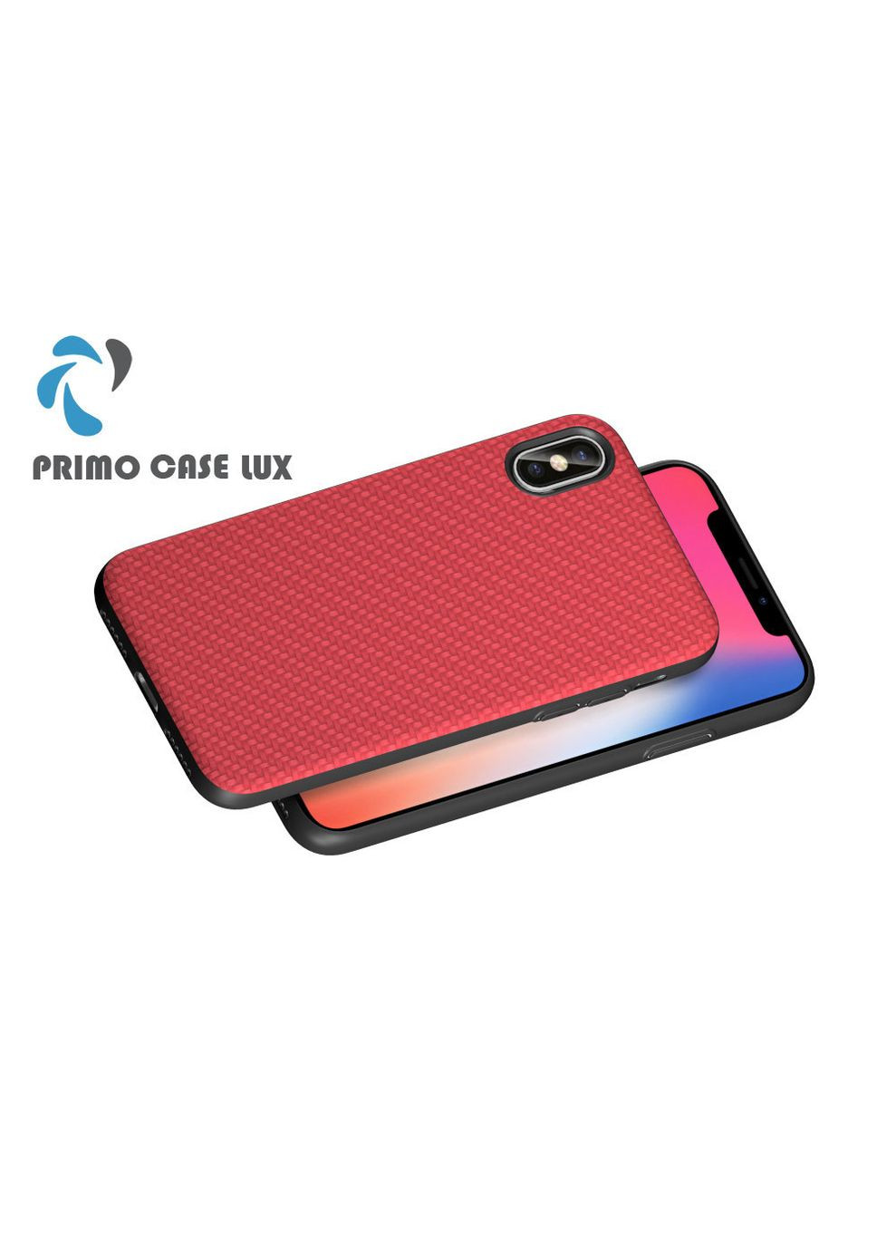 Чехол накладка Primo Case Lux для Apple iPhone X / iPhone XS Red Primolux (262296813)