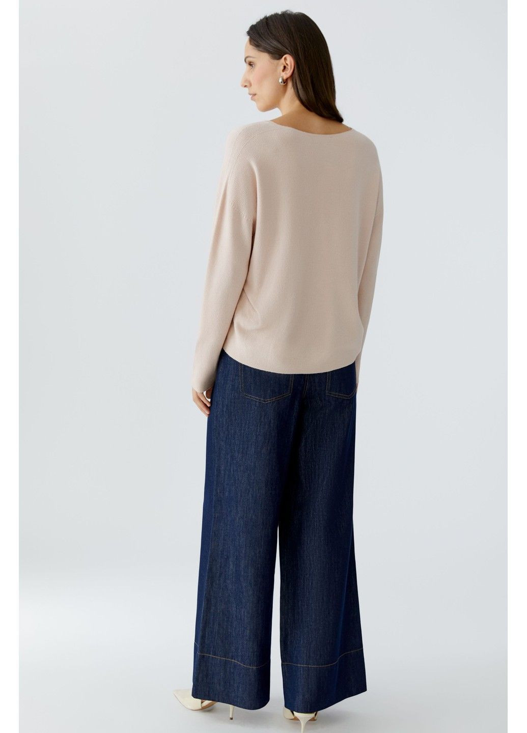 Рожевий демісезонний жіночий пуловер рожевий пуловер Oui