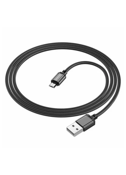 Дата кабель (6974443389029) Borofone USB 2.0 AM to Micro 5P 1.0m black (401639441)