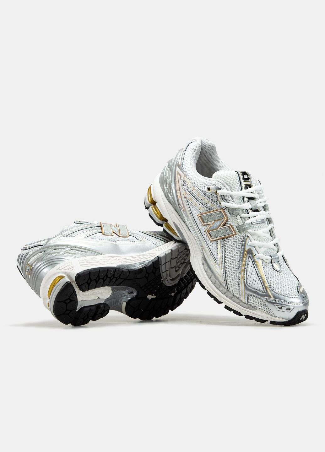 Белые всесезонные кроссовки мужские и женские new balance 1906r white gray | нью беланс 1906r белые серые No Brand