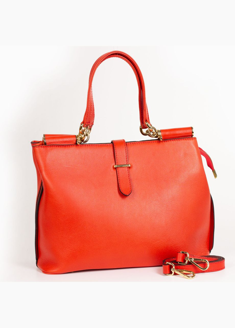 Жіноча сумка з натуральної шкіри 4006-12-26 помаранчева Eminsa (261481703)