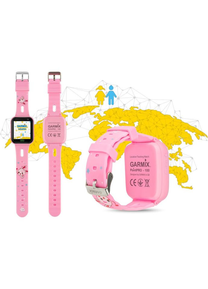 Детские смарт-часы PointPRO-100 WiFi Pink GARMIX (370617127)