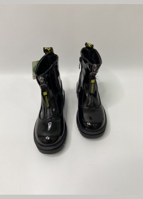Черные осенние ботинки для девочек Kimboo