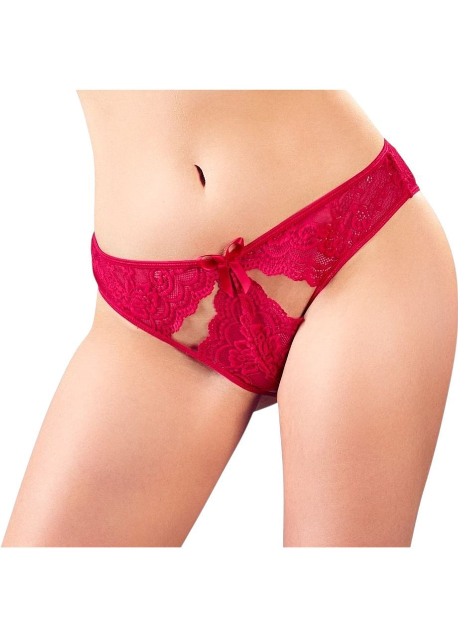 Еротичні трусики червоні мереживні для спокусливих образів розміру L Mandy Mystery Orion (363041390)