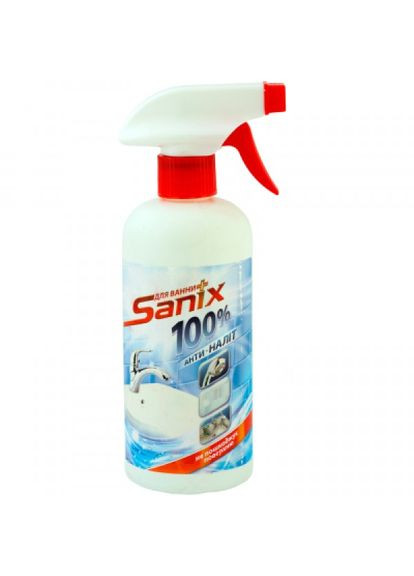 Спрей для чищення ванн (4820167004385) Sanix антиналіт 500 мл (268142600)