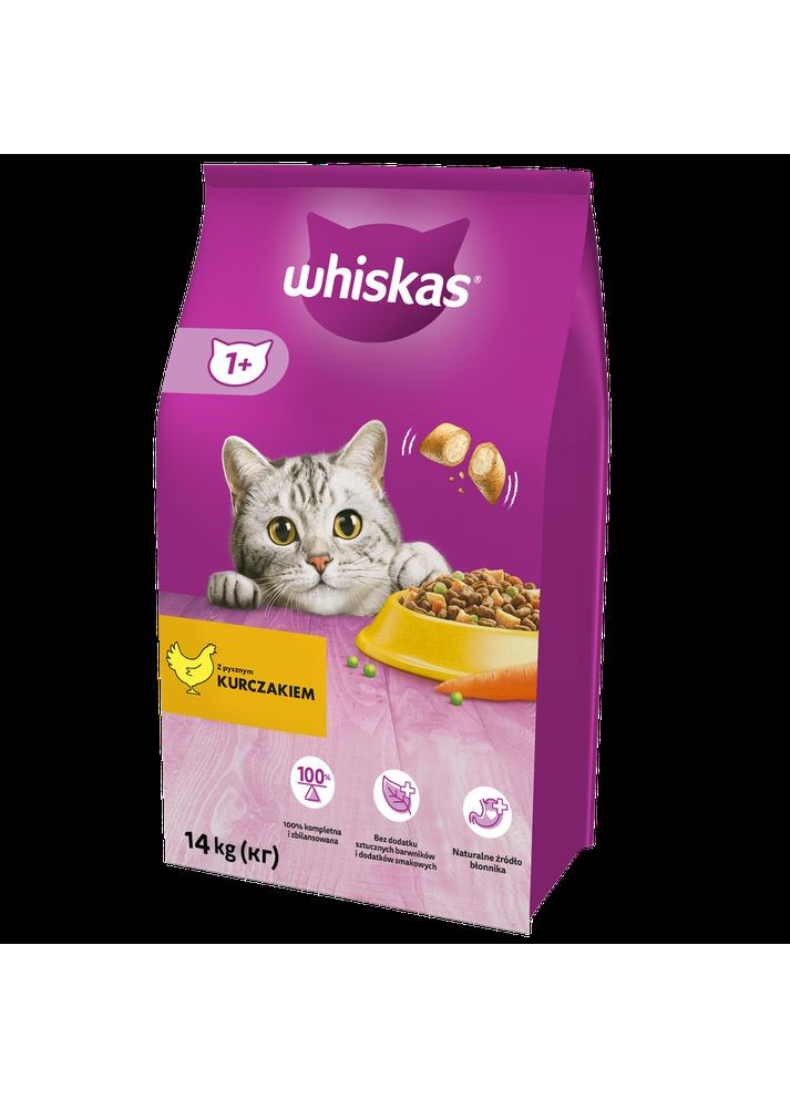 Корм для кошек adult 14 kg курица Whiskas (303777245)