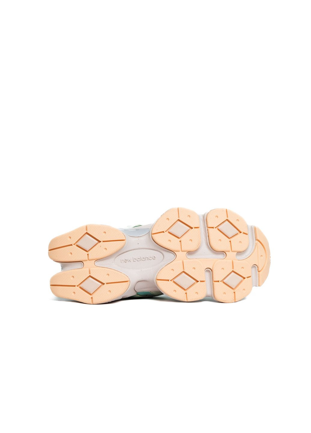 Кросівки жіночі New Balance ND No Brand 9060 Mint Grey Orange світло-зелені демісезони (341485940)