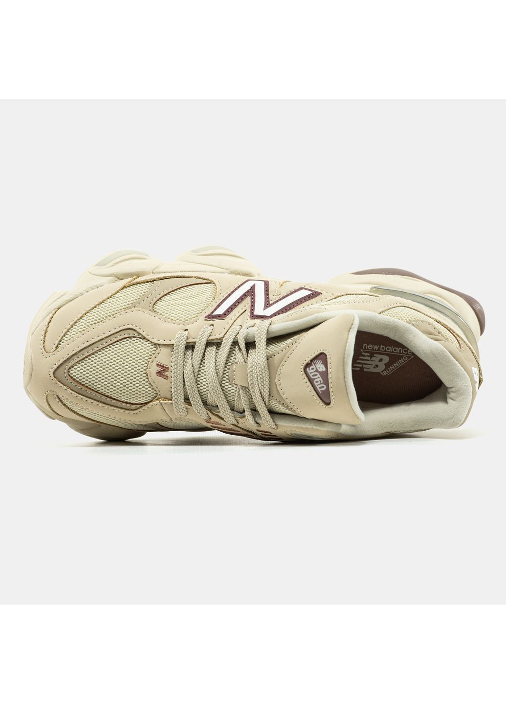Бежевые демисезонные кроссовки мужские и женские new balance 9060 'bone sparrow' | нью беланс 9060 бежевые No Brand