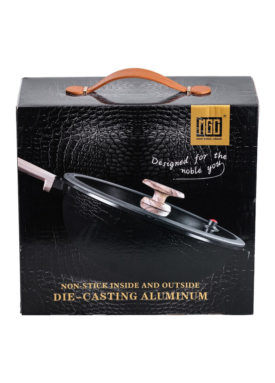 Сковорода ВОК алюмінієва 30 см з антипригарним покриттям, білий MGC (322771265)