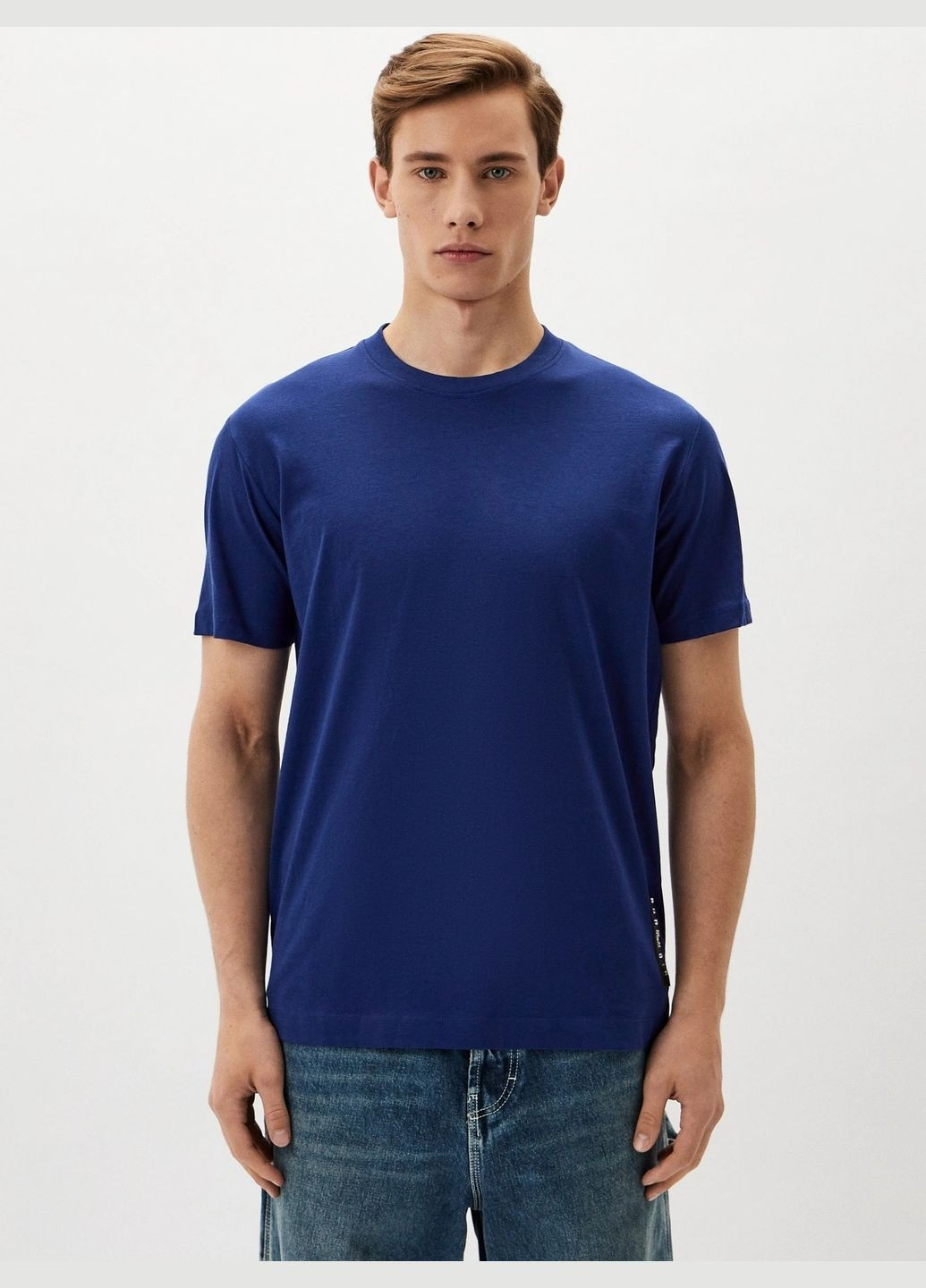 Темно-синяя футболка John Richmond