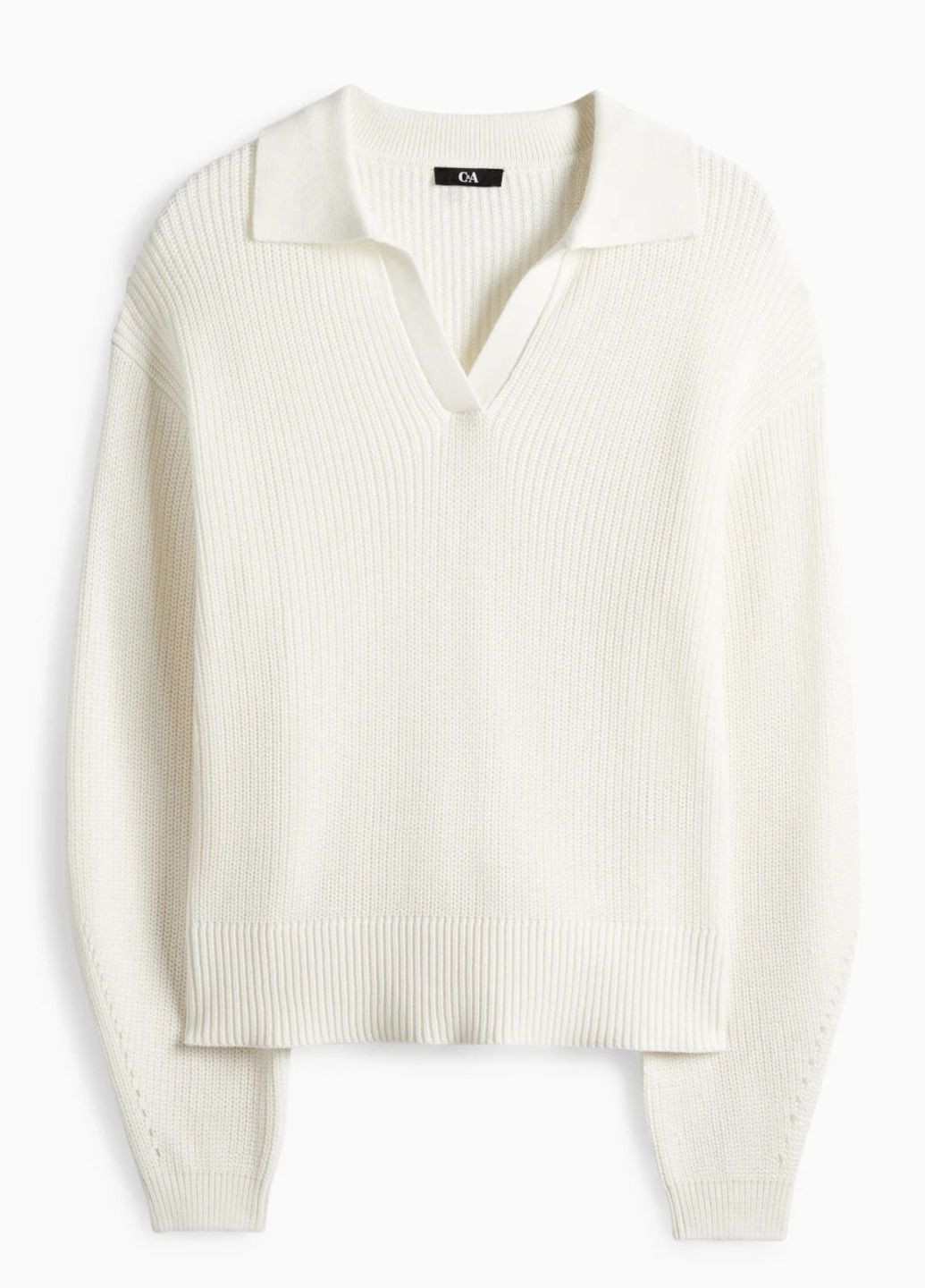 Белый демисезонный свитер C&A