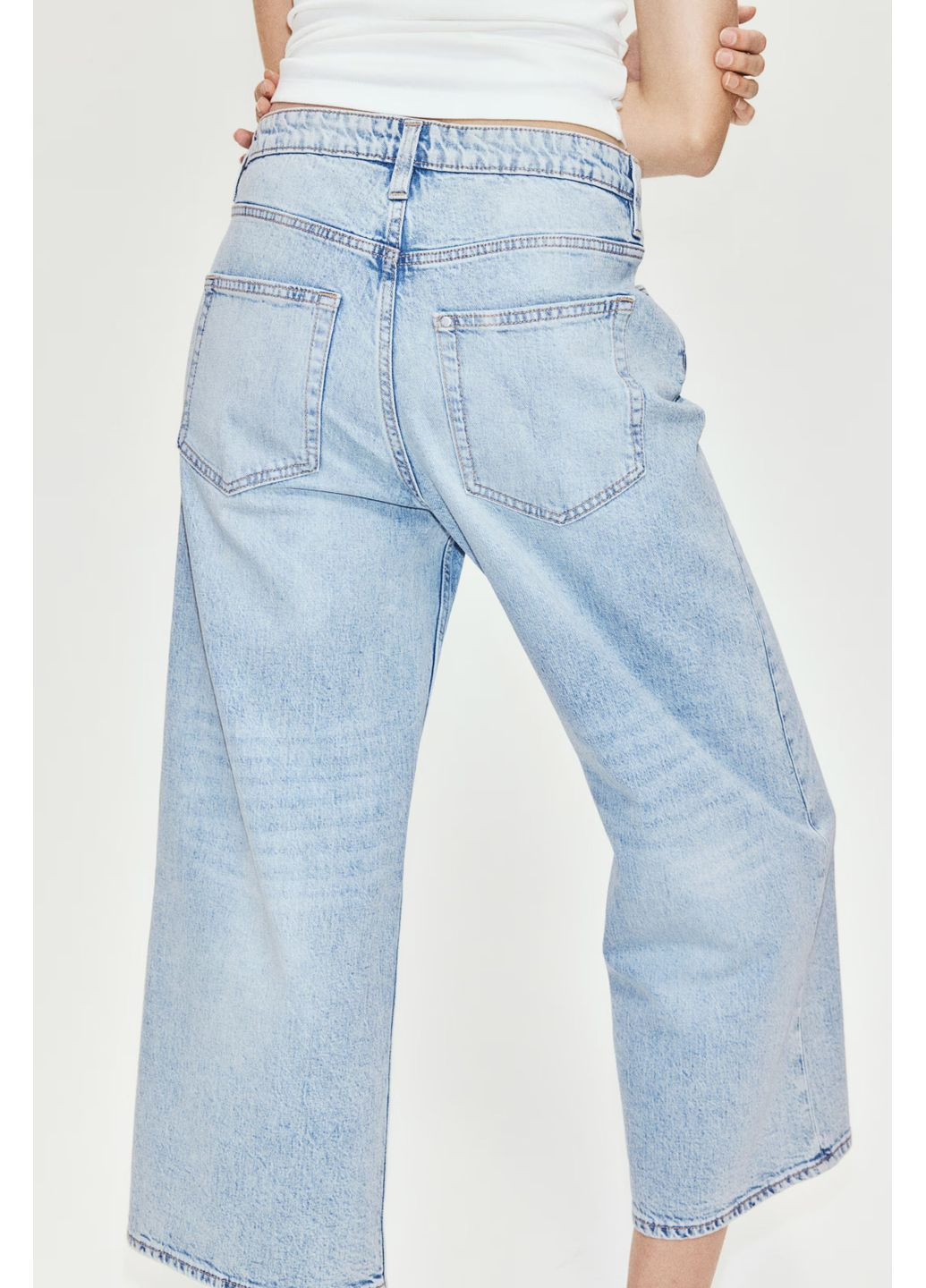 Широкие джинсы H&M - (356671090)