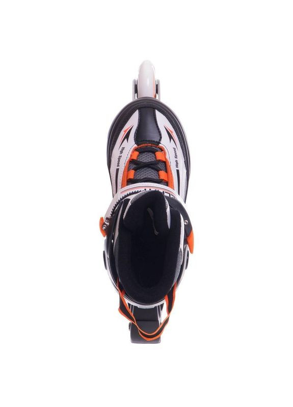 Роликові ковзани розсувні Z-2919 S чорний-помаранчевий Zelart (311569981)