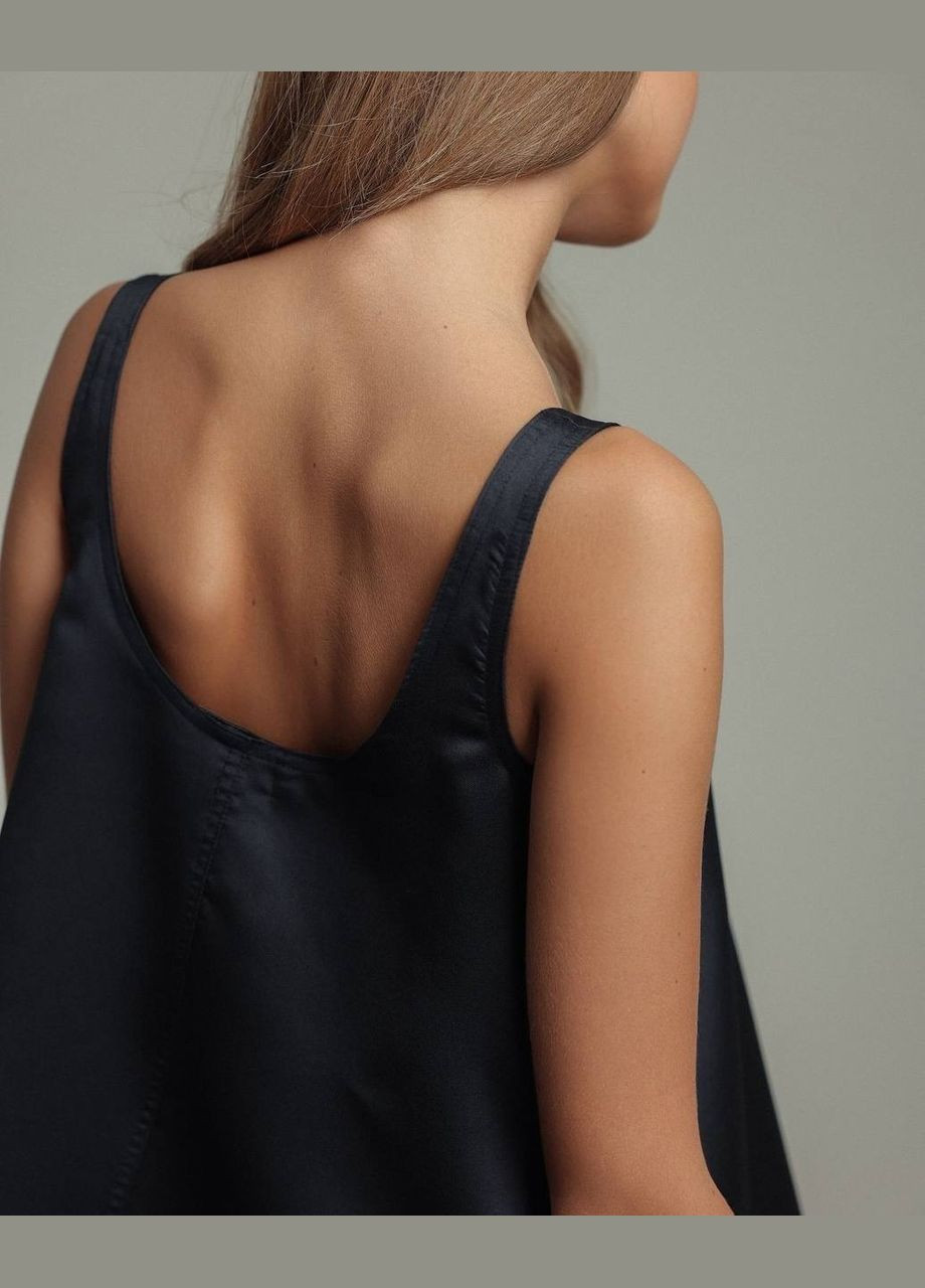 Чорна повсякденний сукня жіноча а-силует Україна однотонна