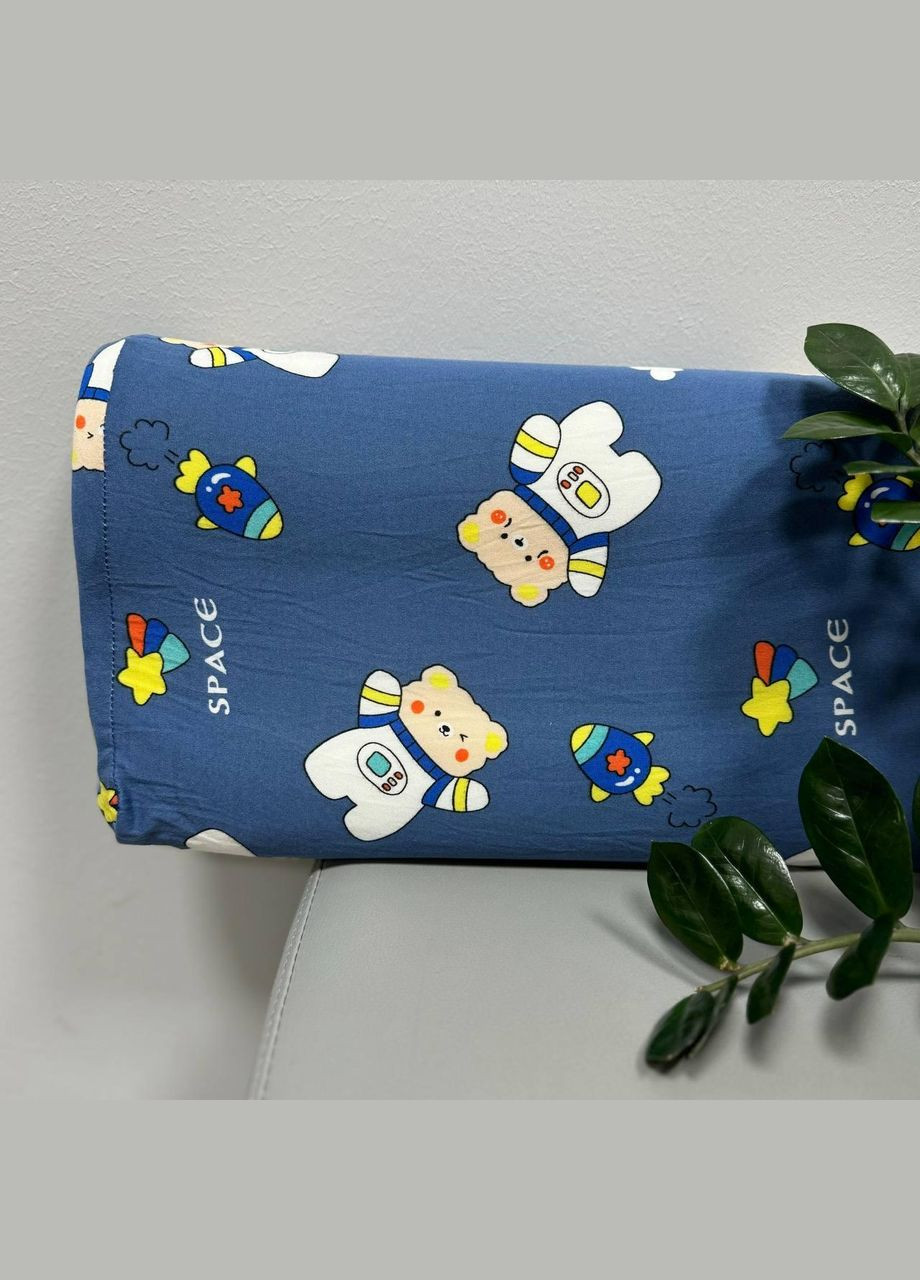 Ортопедична подушка для дітей піна 45 см х 25 см Темно-синій (П4К-crm-poduska-05) No Brand (306633941)