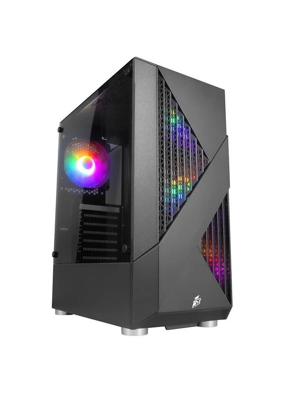 Корпус F3-A-BK-4F1,, без БЖ, Midi Tower, ATX / Micro ATX / Mini ITX, 1xUSB 3.0 / 2xUSB 2.0, макс. CPU - 160 мм / 1STPLAYER (375660255)