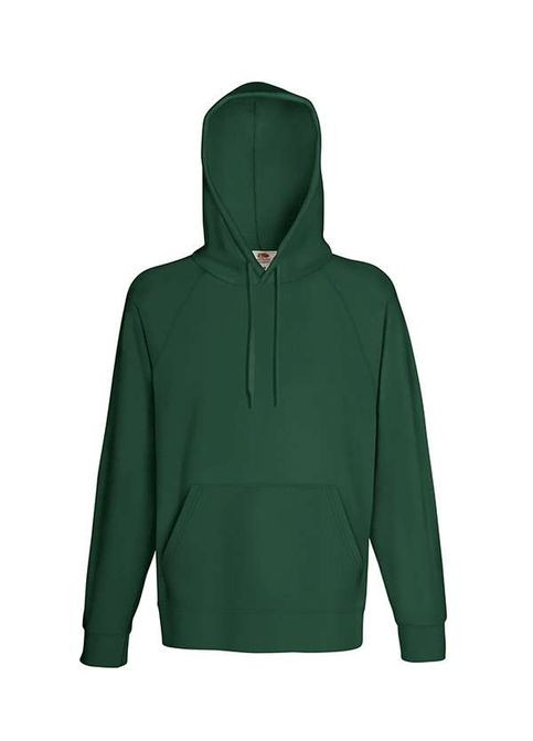 Худи мужской Lightweight hooded sweat Темно-зеленый (062140038XL) Fruit of the Loom (362600762)