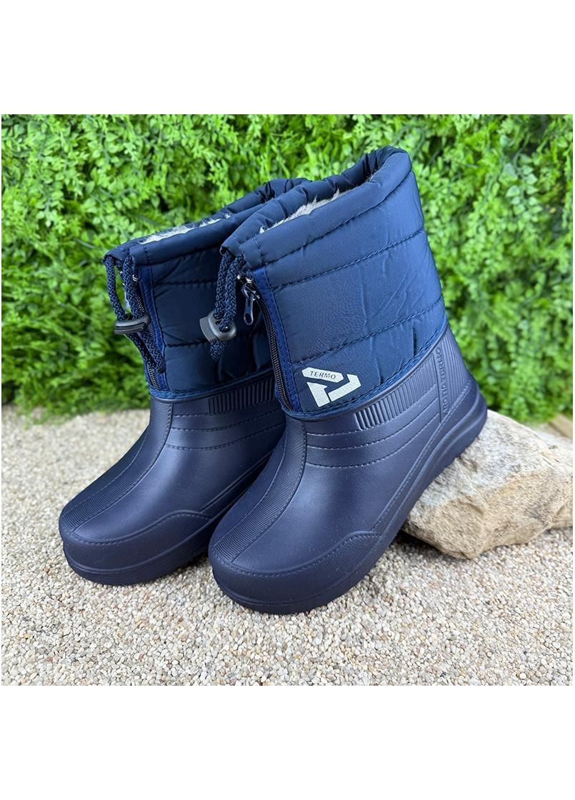 Жіночі чоботи пінові утеплені на блискавці Е-003091- Сині Gipanis (361668584)