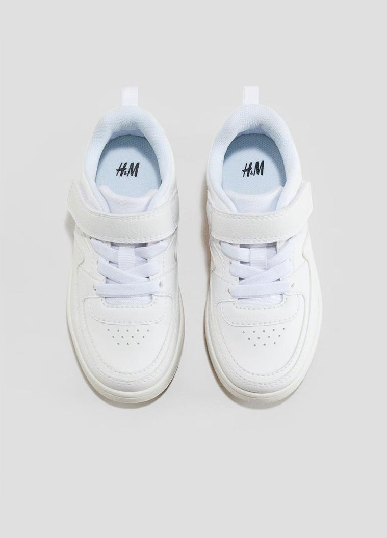 Белые демисезонные детские кроссовки для мальчика 24 белый (26062101) H&M