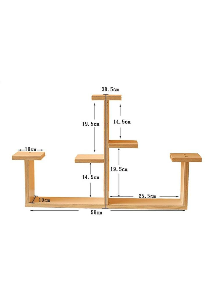 Підставка для квітів з дерева Більбао бланже (ЦВП-001001) No Brand (328224513)