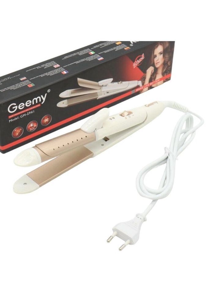 Випрямляч для волосся 3 в 1 GM-2961 35 Вт білий Gemei (322395433)