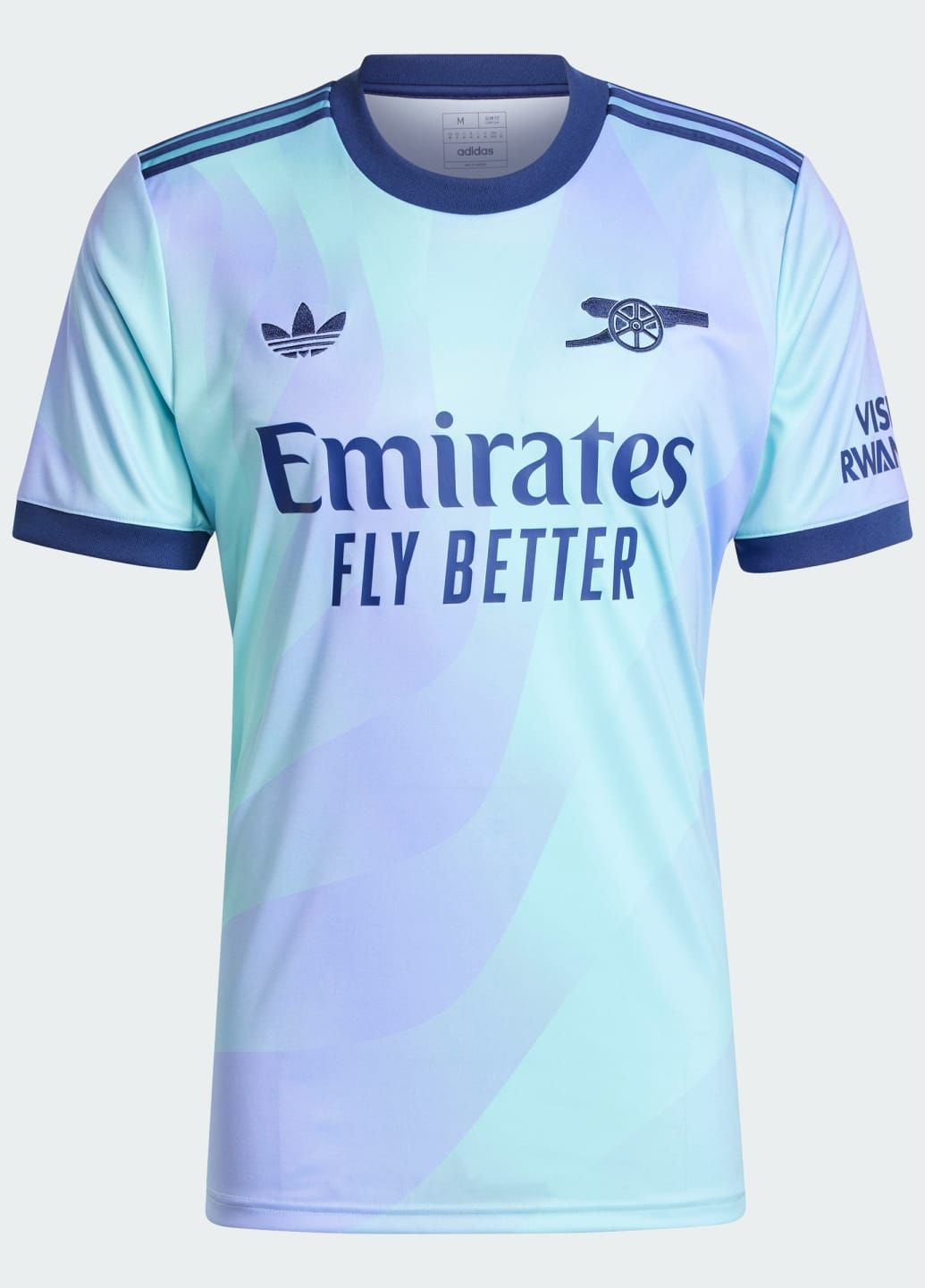 Синий демисезонный спортивный лонгслив adidas с логотипом